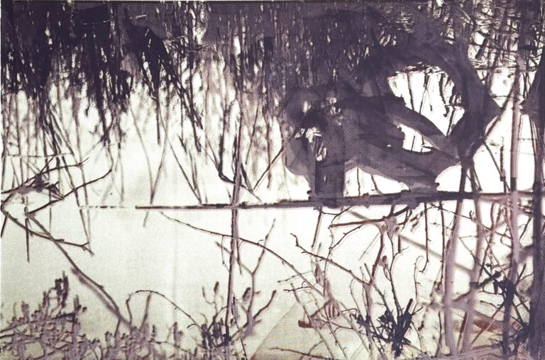 Ich traeume mich satt, Siebruck 2024, 70x100cm